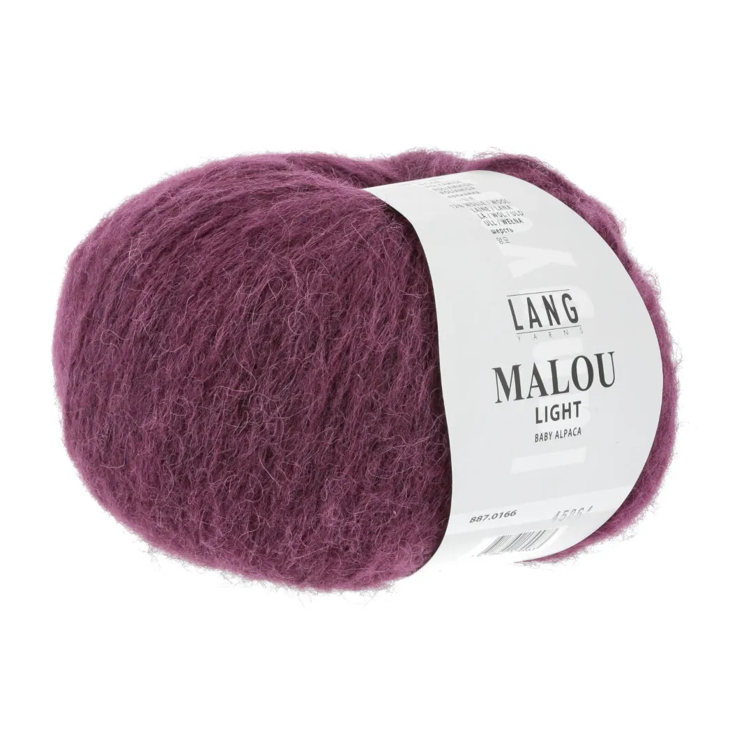 Cabled Pullover Knitting Kit | Lang Yarns Malou Light & Knitting Pattern (269-40)