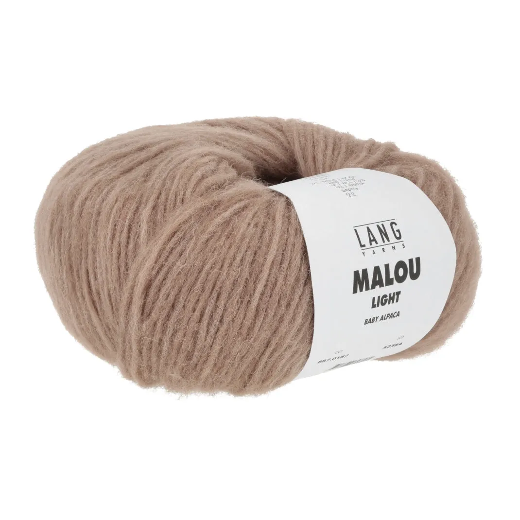 Cabled Pullover Knitting Kit | Lang Yarns Malou Light & Knitting Pattern (269-40)