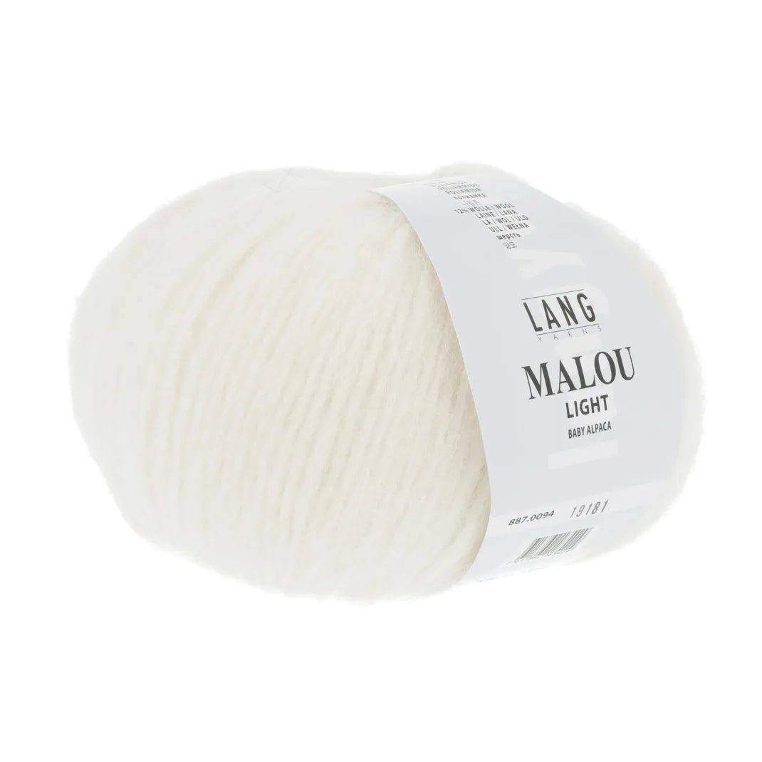 Cabled Pullover Knitting Kit | Lang Yarns Malou Light & Knitting Pattern (269-40)