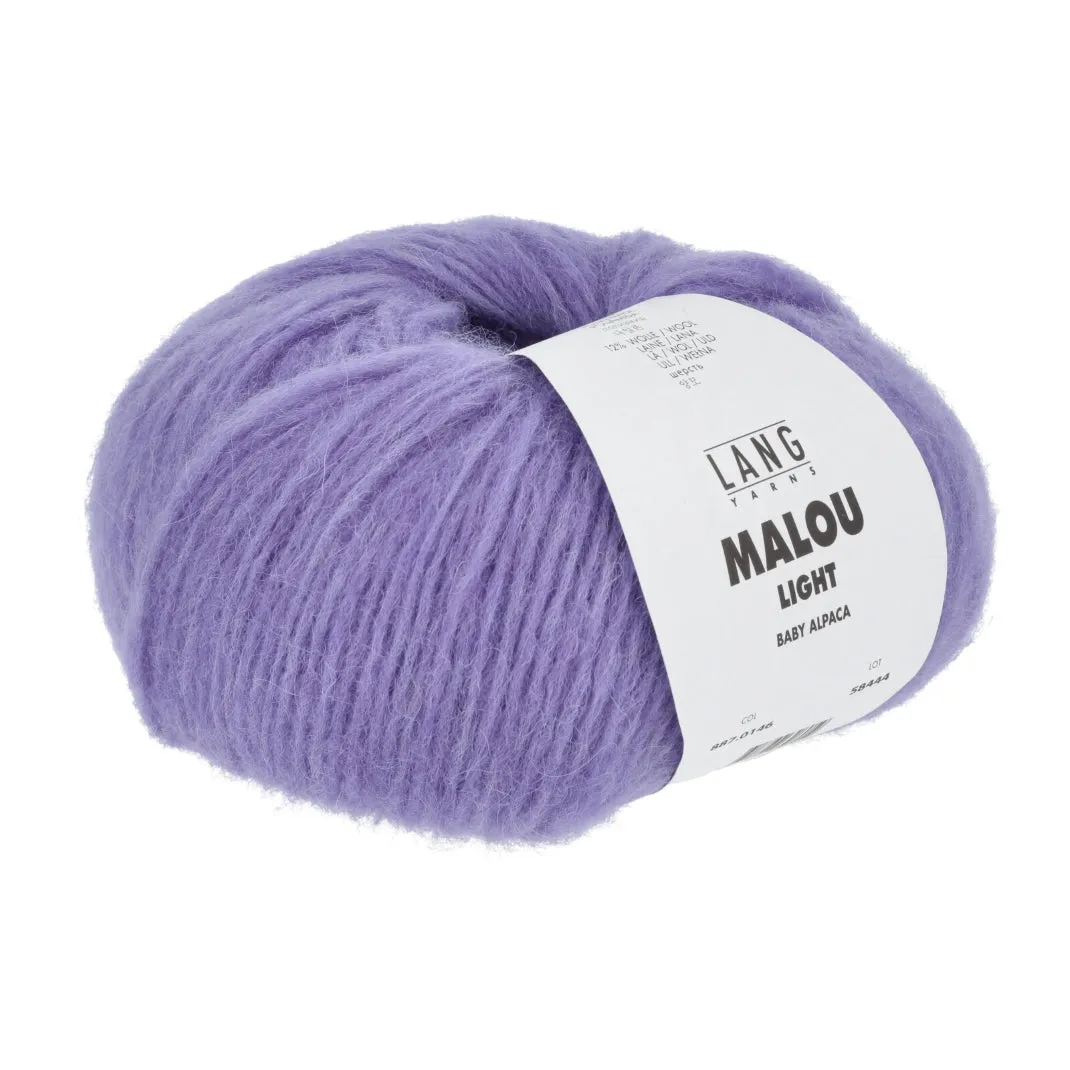 Cabled Pullover Knitting Kit | Lang Yarns Malou Light & Knitting Pattern (269-40)