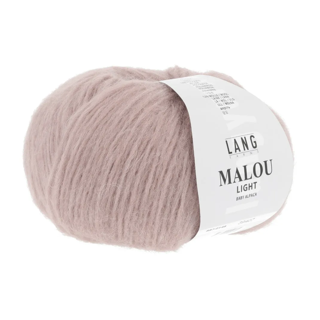Cabled Pullover Knitting Kit | Lang Yarns Malou Light & Knitting Pattern (269-40)