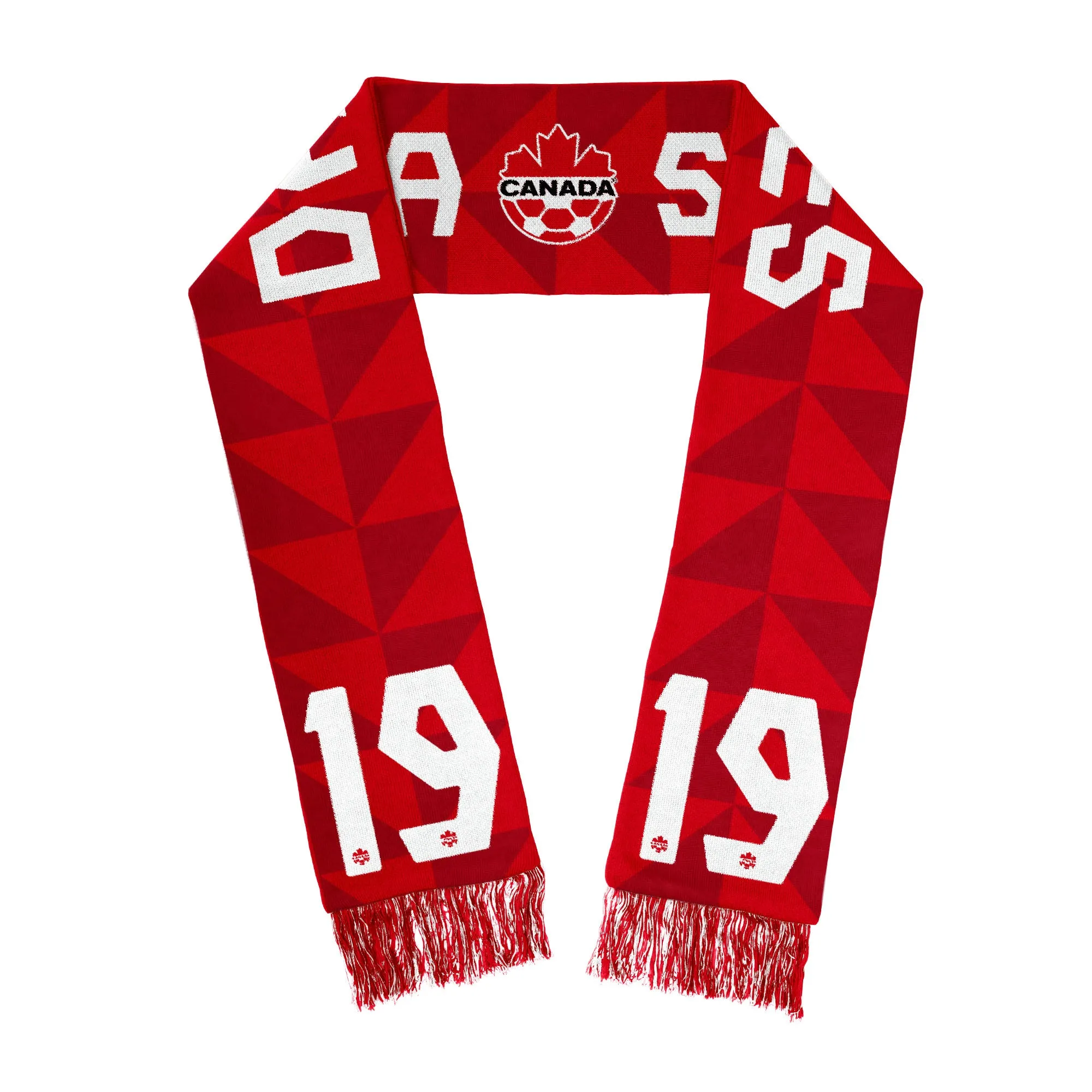 Canada National Soccer Team Alphonso Davies #19 Nike Red Jacquard Local Scarf