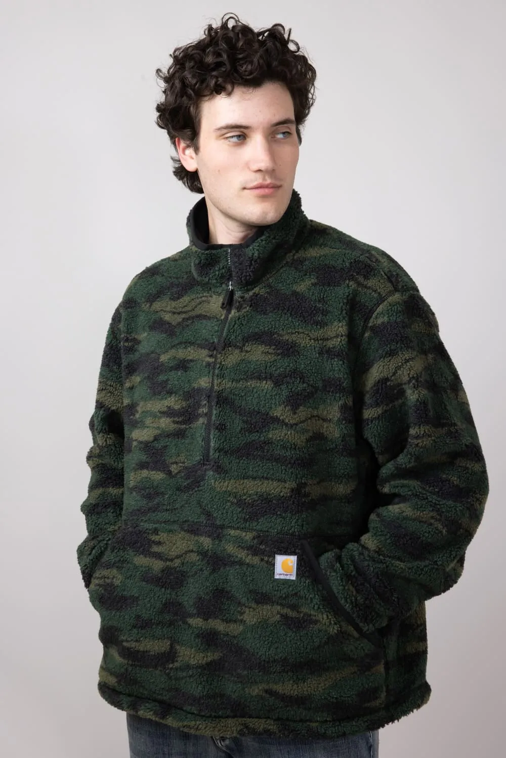 Carhartt Loose Fit Fleece Pullover for Men in Camo | 106443-GJ5-CAMO