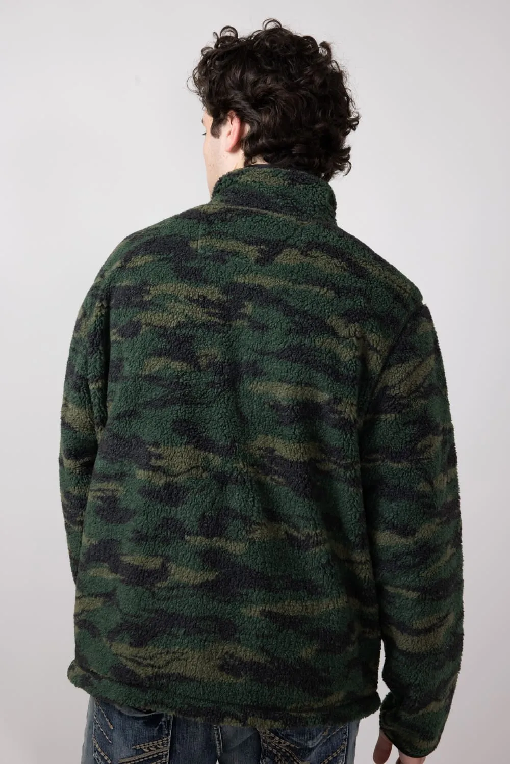 Carhartt Loose Fit Fleece Pullover for Men in Camo | 106443-GJ5-CAMO