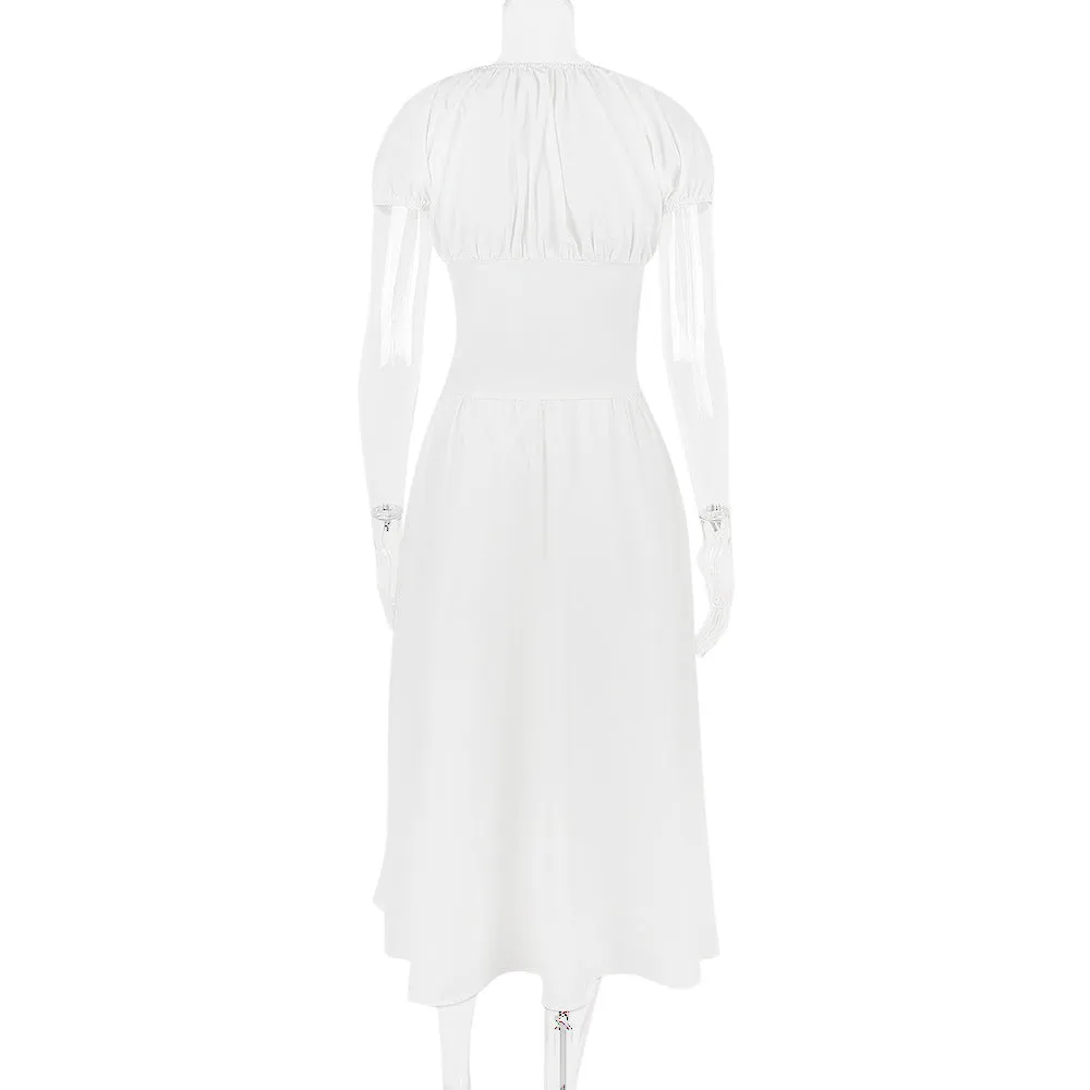 Clara Boho White Skirt & Top 2 Piece Set