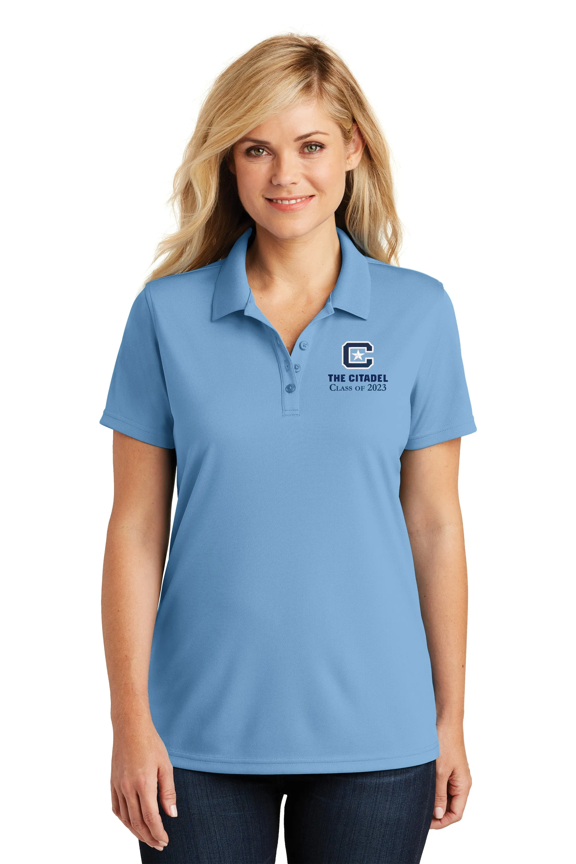 Class of 2023 The Citadel C Ladies UV Micro-Mesh Polo