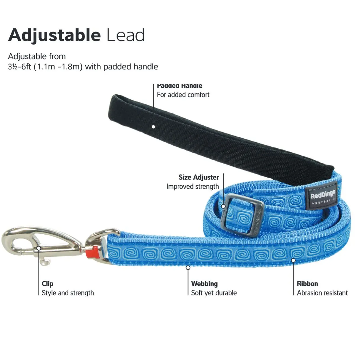 Classic Black Dog Leash