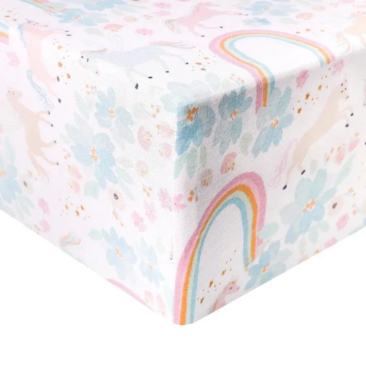 Copper Pearl Premium Knit Crib Sheet