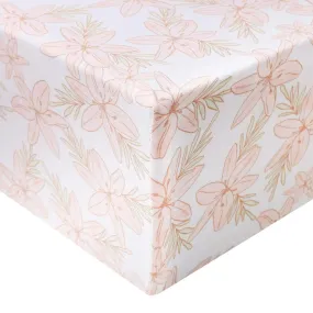 Copper Pearl Premium Knit Fitted Crib Sheet - Kiana