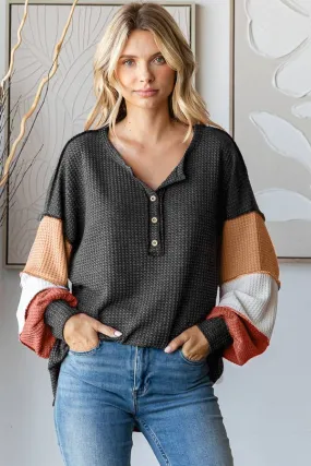 Daria Color Block Pull Over