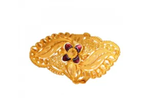 Delightful Gold Meenakari Ring