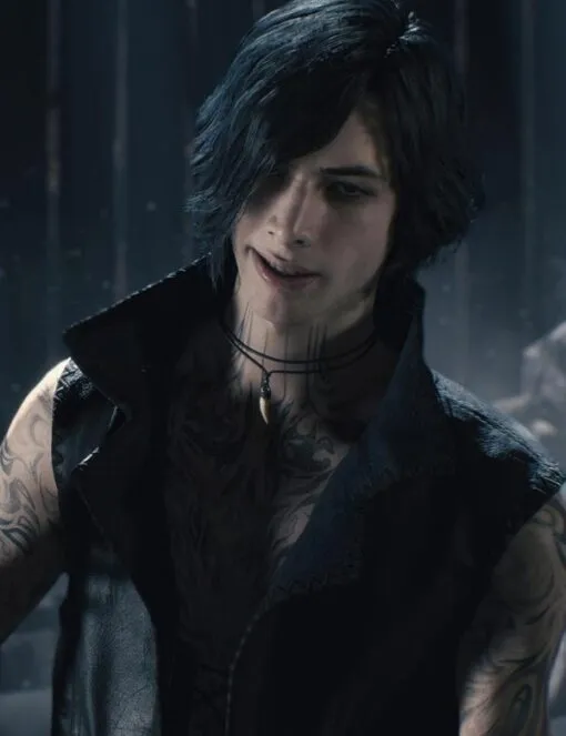 Devil May Cry 5 Leather Vest Coat