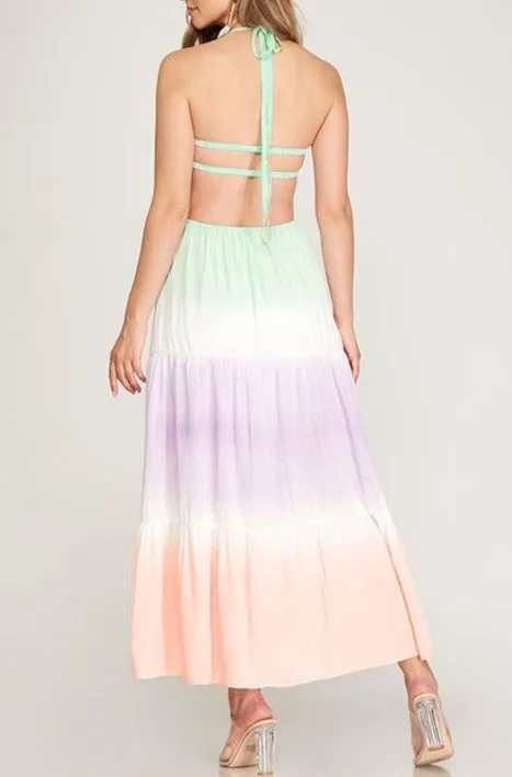 Dip Dye Maxi Dress