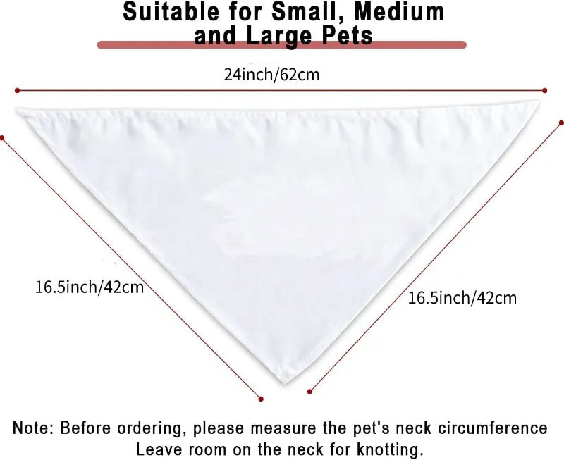 Dog Wedding Bandana Pet Triangle Bib Scarf Neckerchief