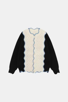 Double-Color Cardigan