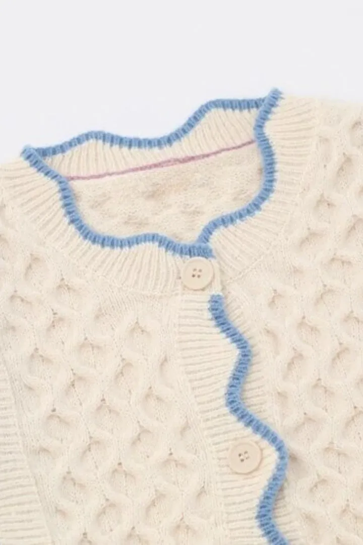Double-Color Cardigan