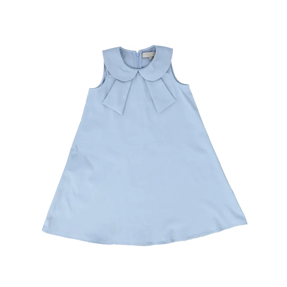 dress jumper bow front - blue