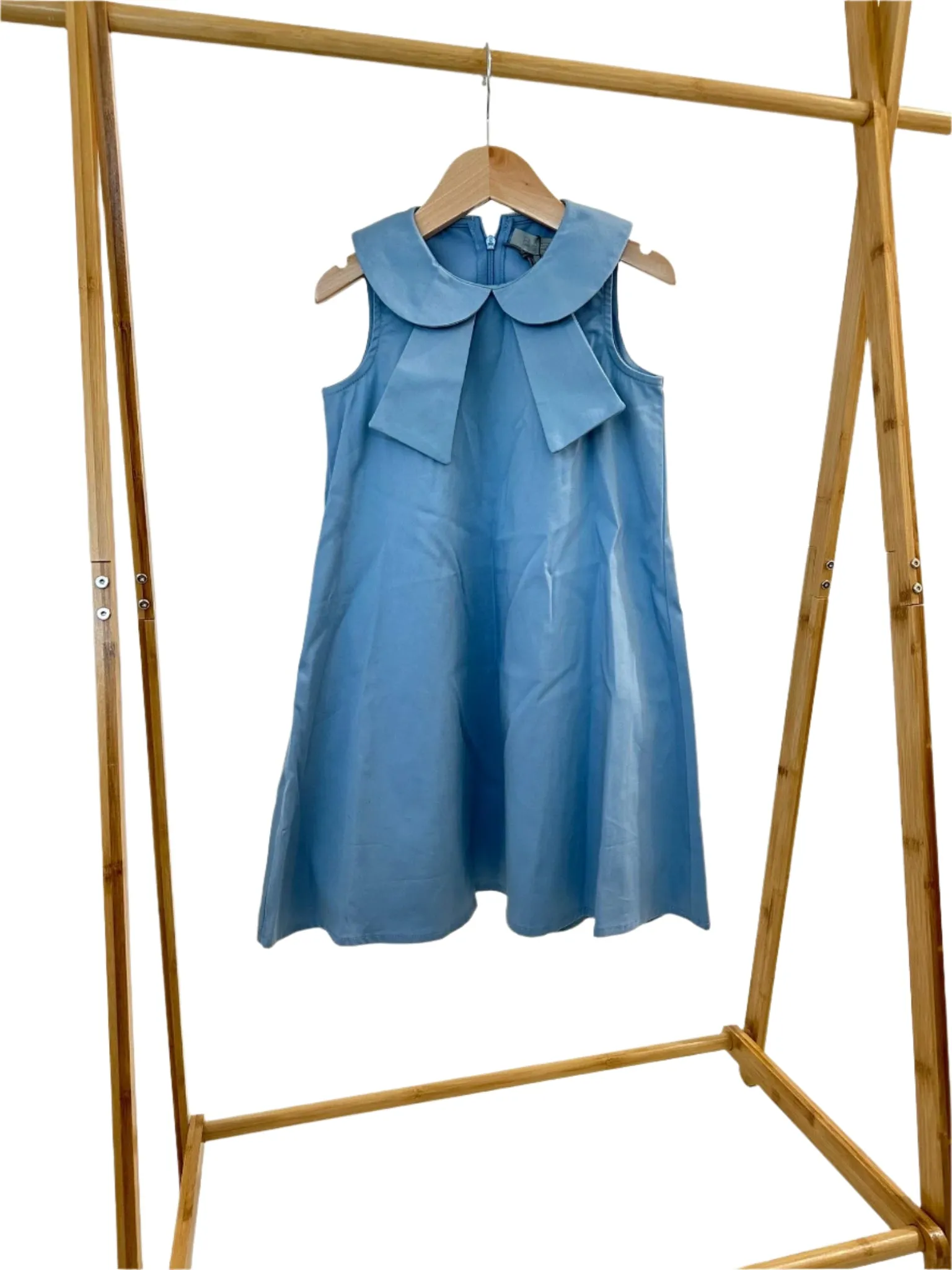 dress jumper bow front - blue