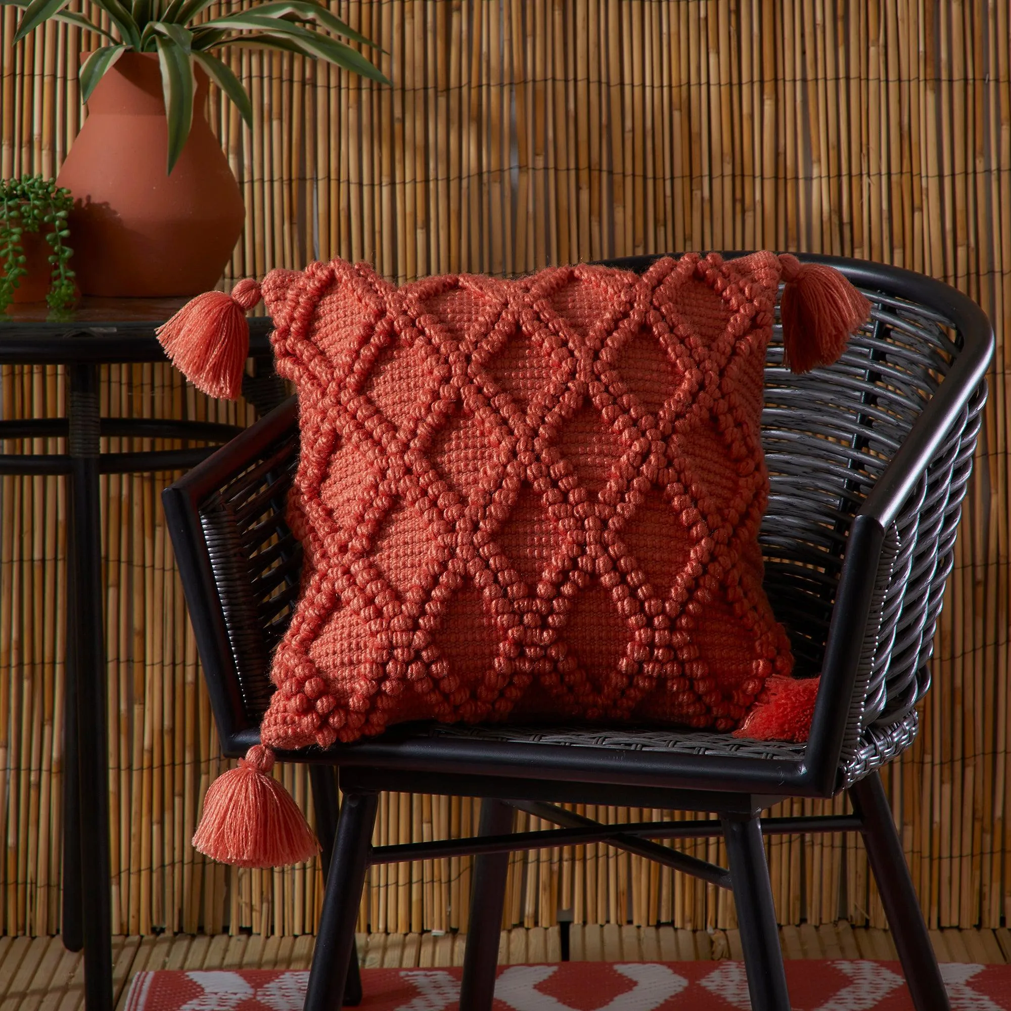 Drift Home Alda Cushion - Terracotta