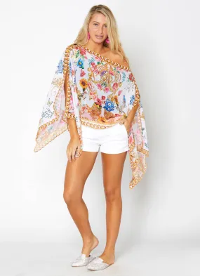 Embellished Scarf Top