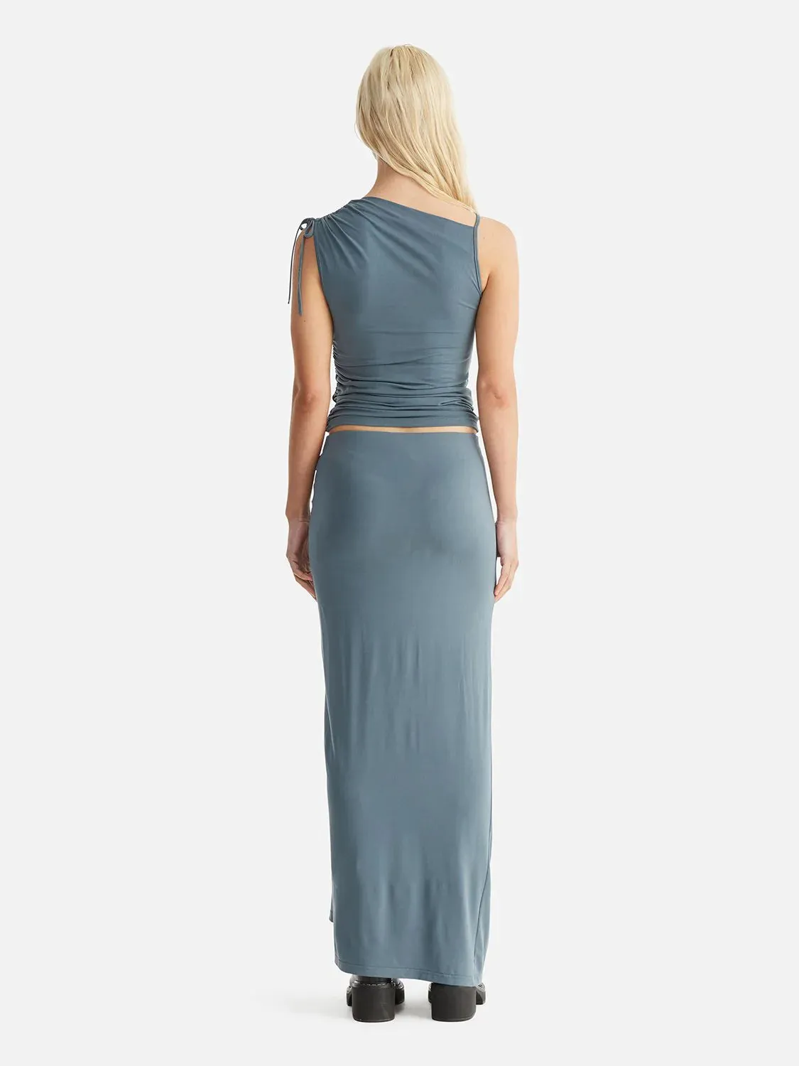 Ena Pelly Joey Ruched Midi Skirt