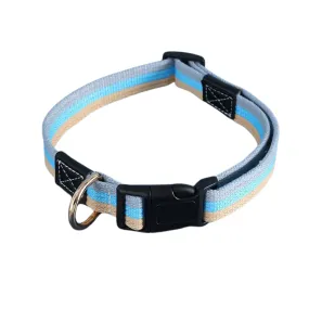 Everking Adjustable Colourful Dog Collars - Blue - Large
