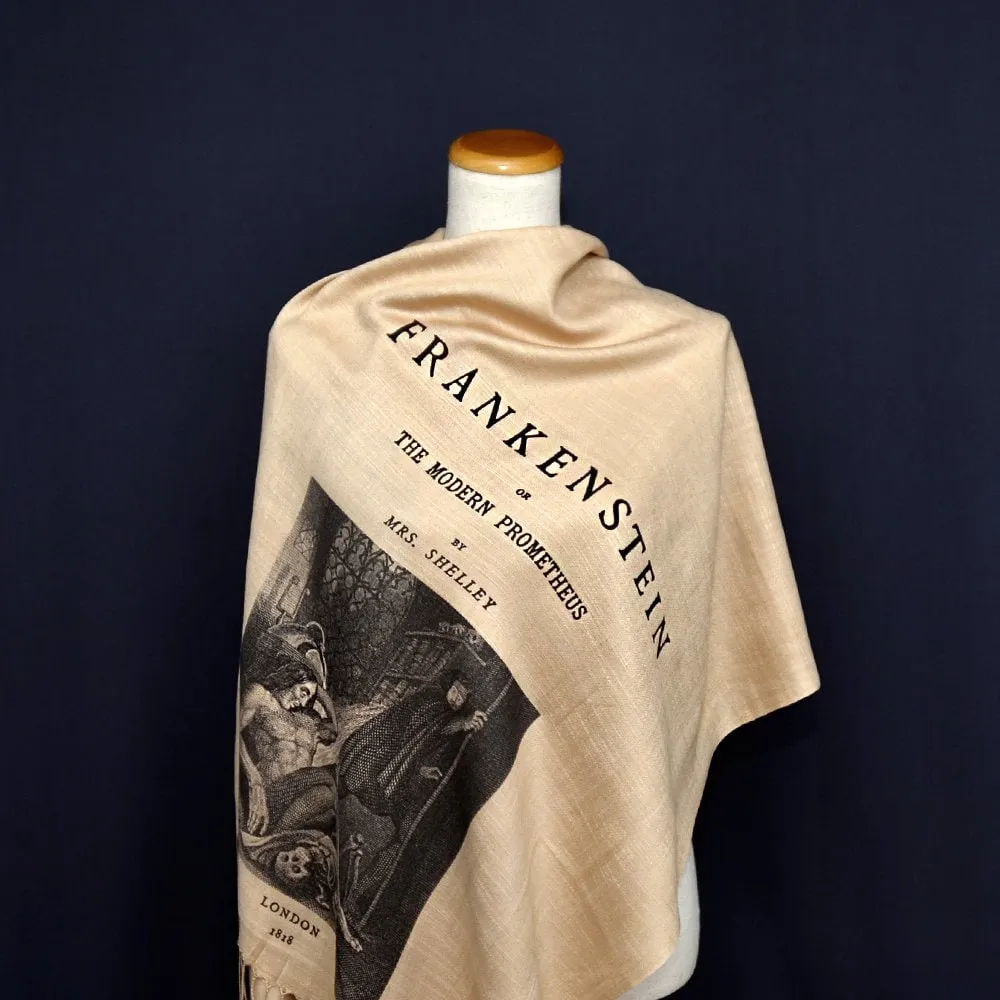 Frankenstein by Mary Shelley Shawl Scarf Wrap