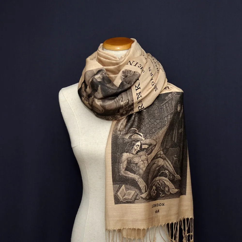 Frankenstein by Mary Shelley Shawl Scarf Wrap