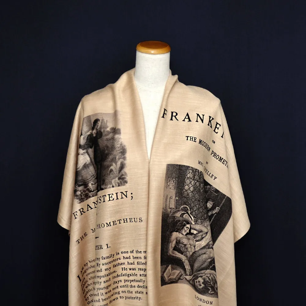 Frankenstein by Mary Shelley Shawl Scarf Wrap