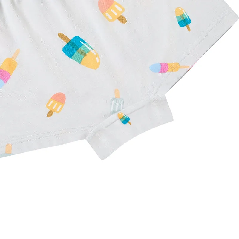 Girls Boy Short Underwear (Bamboo, 2 Pack) - Sweet Treats