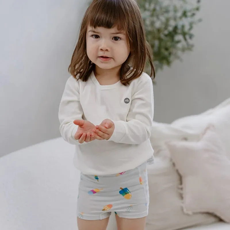 Girls Boy Short Underwear (Bamboo, 2 Pack) - Sweet Treats