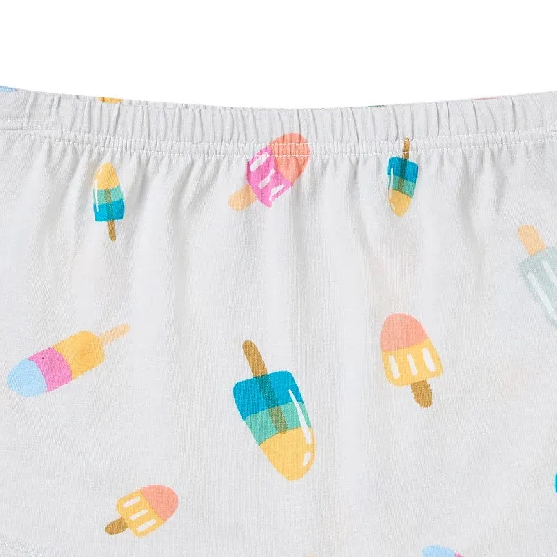 Girls Boy Short Underwear (Bamboo, 2 Pack) - Sweet Treats