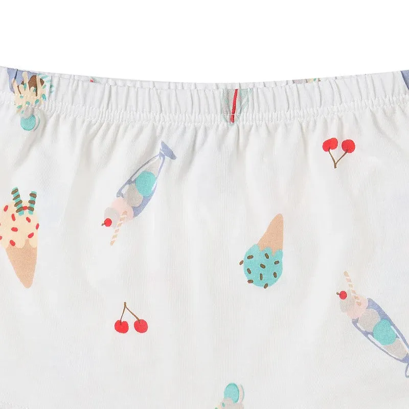 Girls Boy Short Underwear (Bamboo, 2 Pack) - Sweet Treats