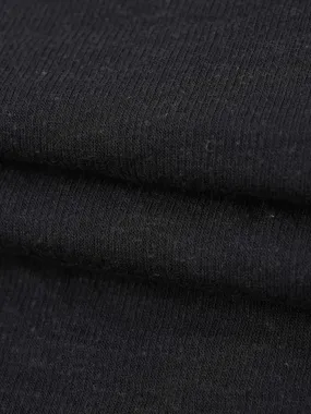 Hemp & Recycled Polyester Mid Weight Stretched Jersey Fabric ( KJ19802， 2 colors )