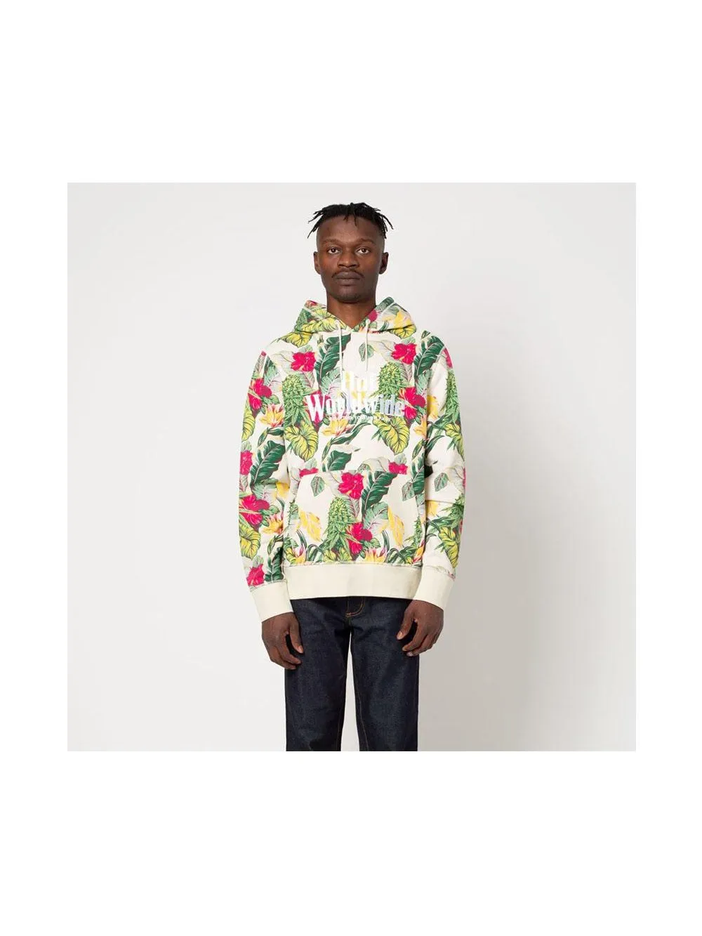 Huf Paraiso Pullover Hoodie Natural FL00118