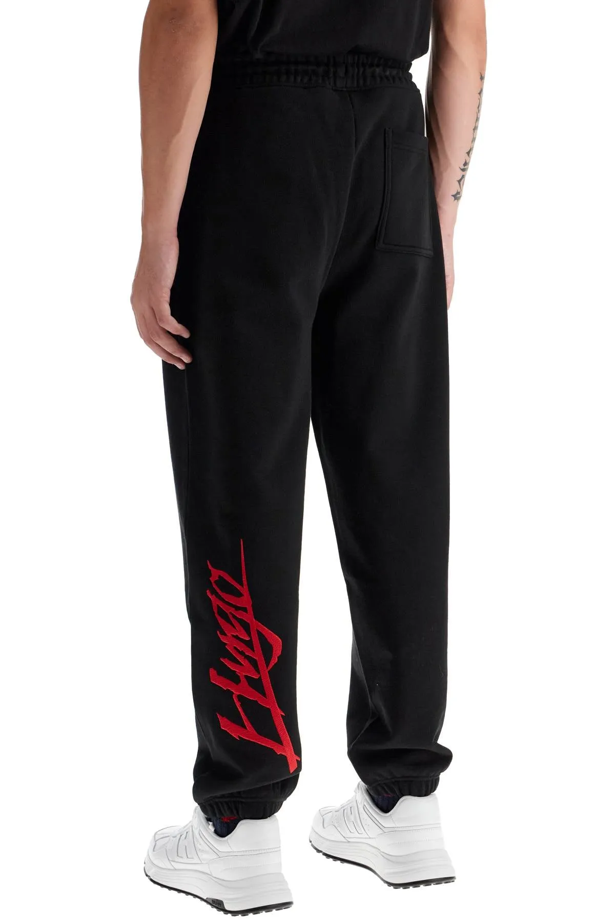 Hugo Cotton Logo Joggers For
