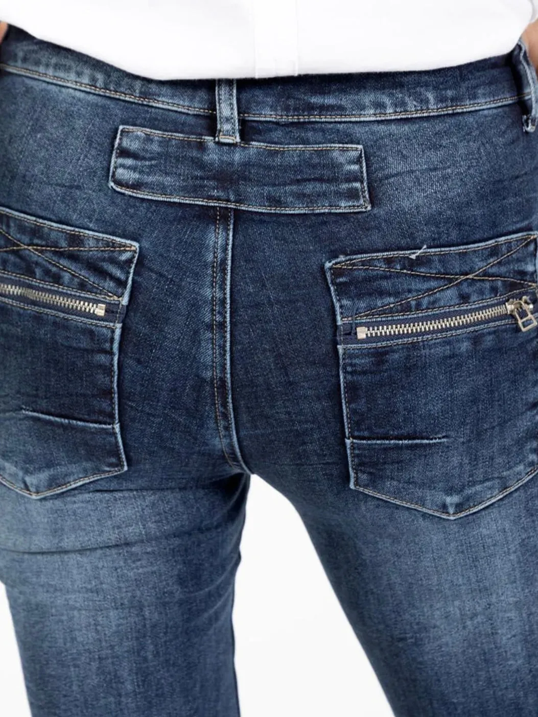 Italian Star Jean : Classic Style : Dark Denim