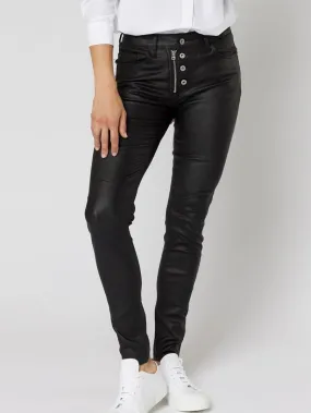 Italian Star : Stevie : Wax Jeans : Black
