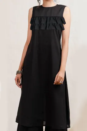 Jasmine Black Smart Kurta