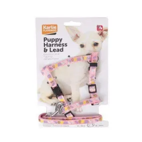 Karlie Flamingo Dog Harness   Leash Cute Pink 25-35cm, 10mm