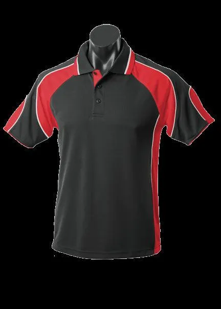 Kids Murray Polo Black/Red