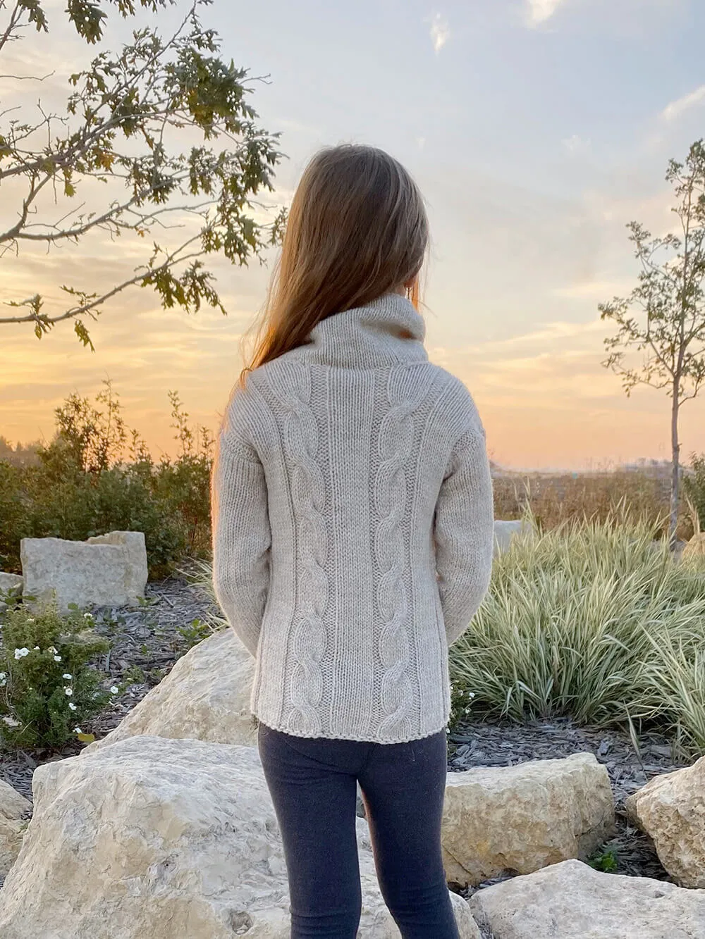 Knit Kit - The Kids Cable Pullover