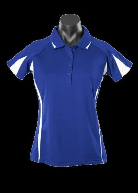 Ladies Eureka Polo Royal/White