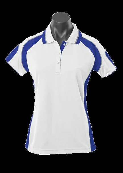 Ladies Murray Polo White/Royal