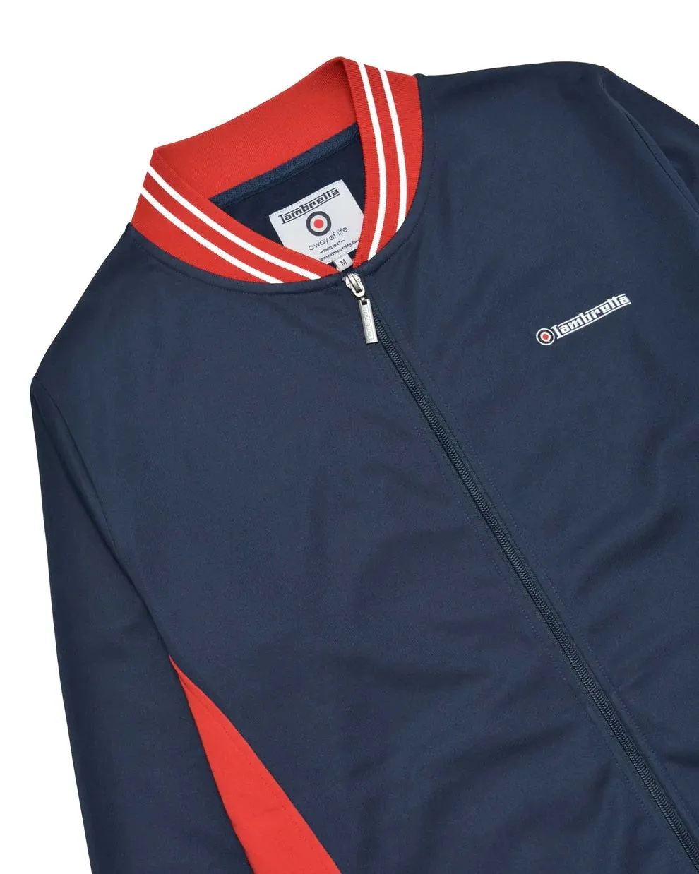Lambretta Retro Navy Blue Vintage Track Top Jacket