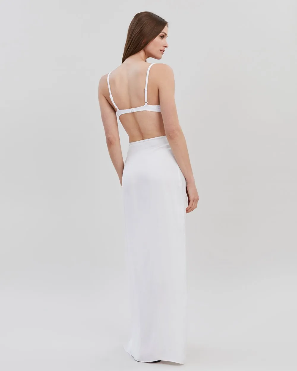 Leau Skirt Optic White