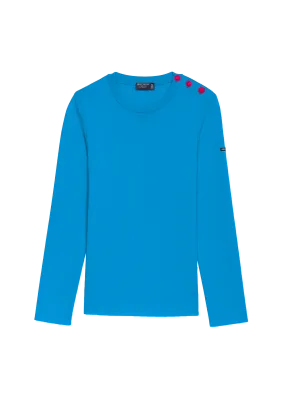 Marée authentic sailor jumper - slim fit, in wool (PAON POP/MAGENTA)
