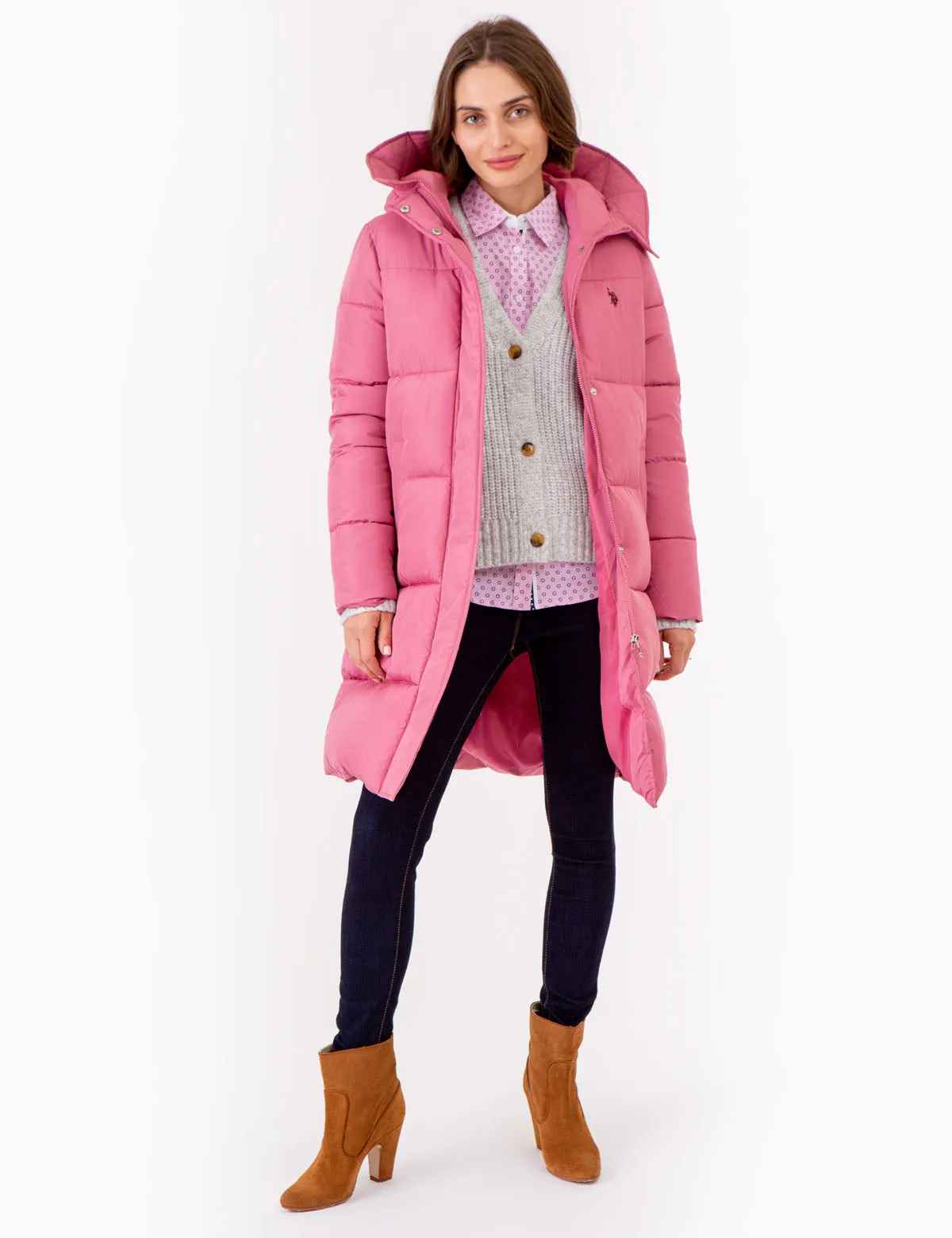 MAXI SNORKEL HOODED PUFFER JACKET