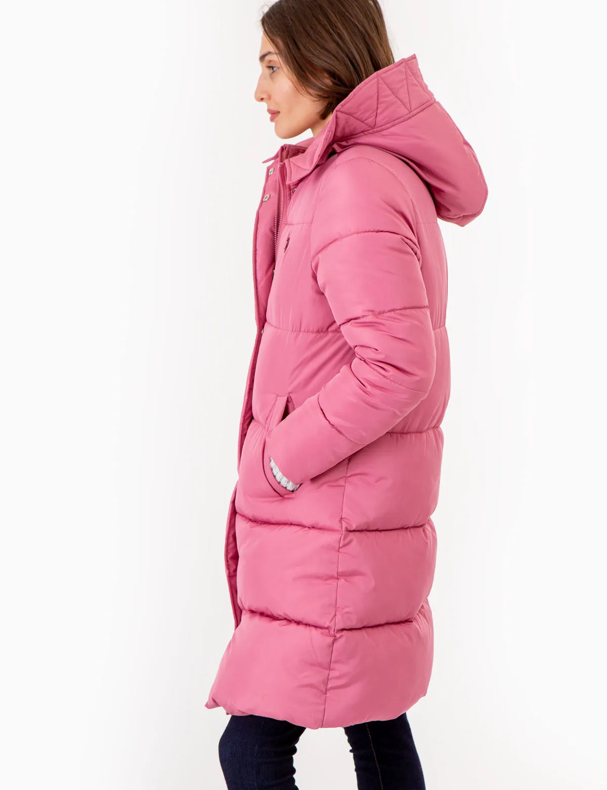 MAXI SNORKEL HOODED PUFFER JACKET
