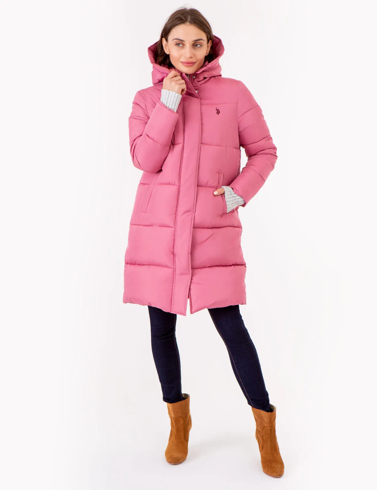 MAXI SNORKEL HOODED PUFFER JACKET